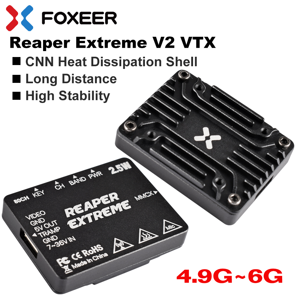 جهاز إرسال فيديو FPV من فوكسير - مراجعة Foxeer Reaper Extreme 2.5W Vtx وسعره